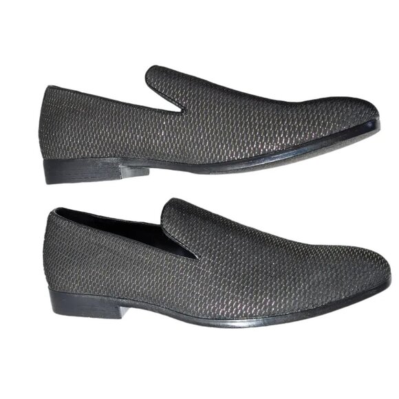 Talia Tedaldo Loafer Shoes Black and Gold  Sz 10.5 NWOB main image 6
